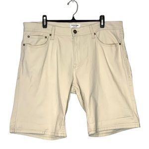 Jack & Jones 5-Pocket Mid Rise Casual Shorts in Light Taupe